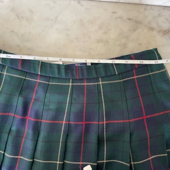 PENDLETON Heritage Tartan Wool Plaid Pleated Midi Skirt Vintage - Picture 15 of 16
